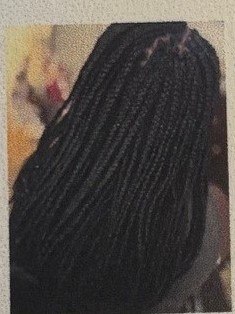 Feed-in braided ponytail