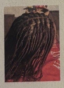 Braids with colorful beads