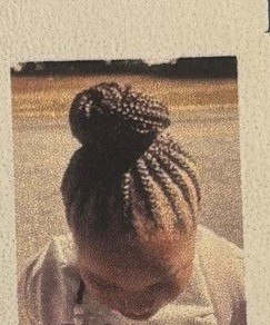 Braided bun updo